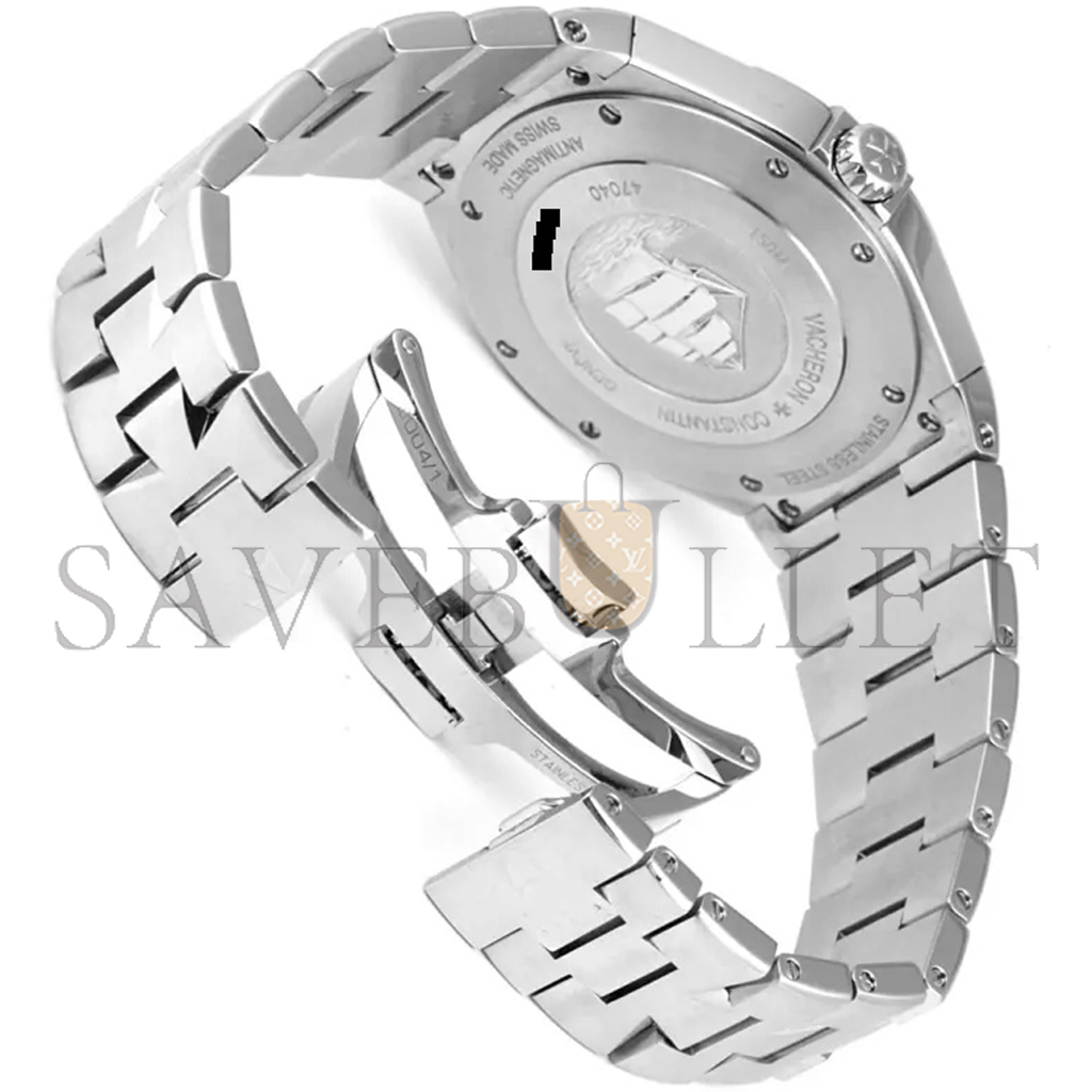 vacheron Co*sta*t*n overseas automatic black dial watch 47040/b01a-9094